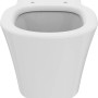 Weißes, spülrandloses Ideal Standard Wand-WC Connect Air Tiefspüler mit AquaBlade Technologie.