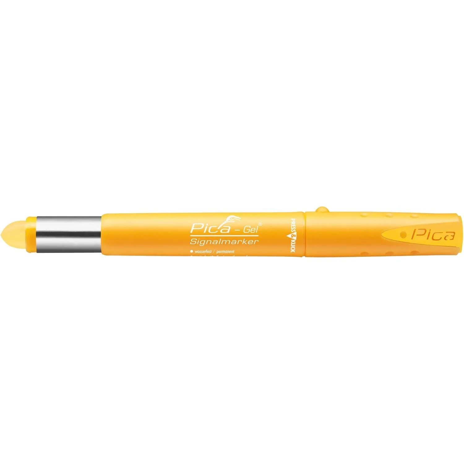 Pica 8080 Gel Signalmarker Markierer Markierstift für Baustellen Farbe Gelb