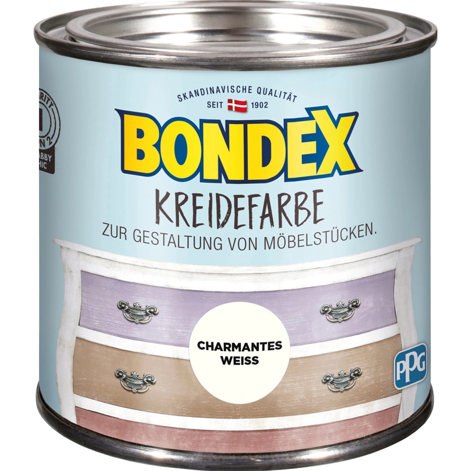 Bondex Kreidefarbe Charmantes Weiß 500 ml