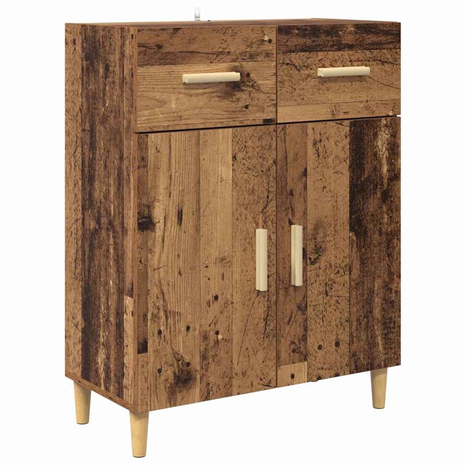 vidaXL Sideboard Altholz 34 x 69,5 x 89 cm Holzwerkstoff 880670