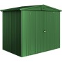 Biohort Metall-Gerätehaus Europa, dunkelgrün, 3,5 m², mit Doppeltür. Gerätehäuser für Gartenwerkzeug.