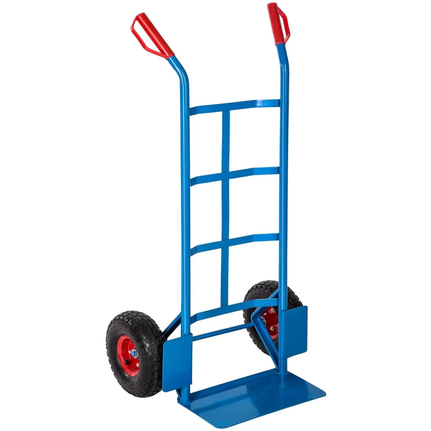 Tectake Sackkarre  Mit Stahlrahmen Luftbereifung  55 x 44 x 119 cm Blau