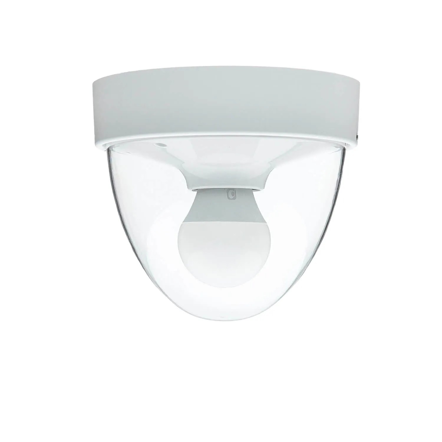 Licht-Erlebnisse Deckenlampe Weiß IP44 Rund Ø 18 cm Modern E27
