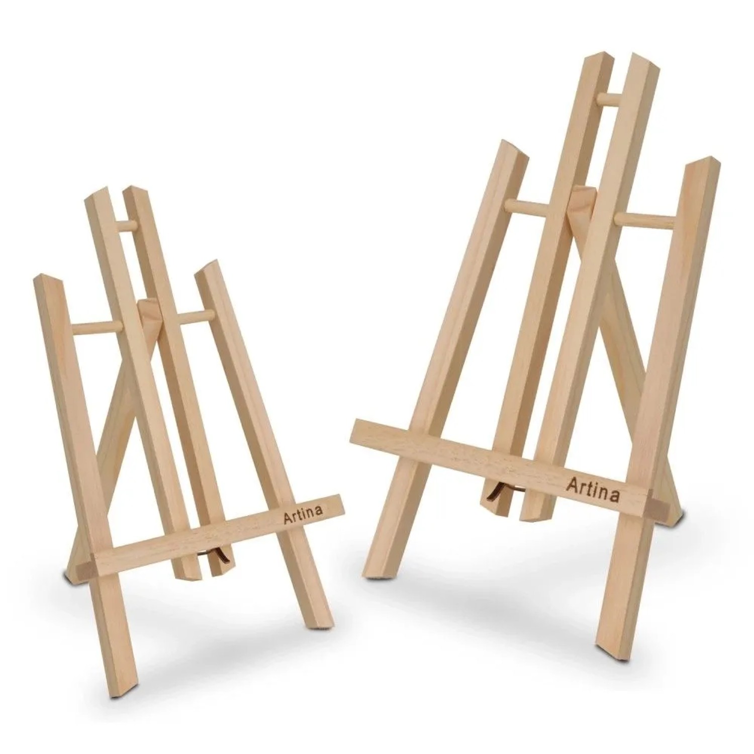 Artina Manchester 2er Set Tischstaffelei Klein aus Holz 28cm