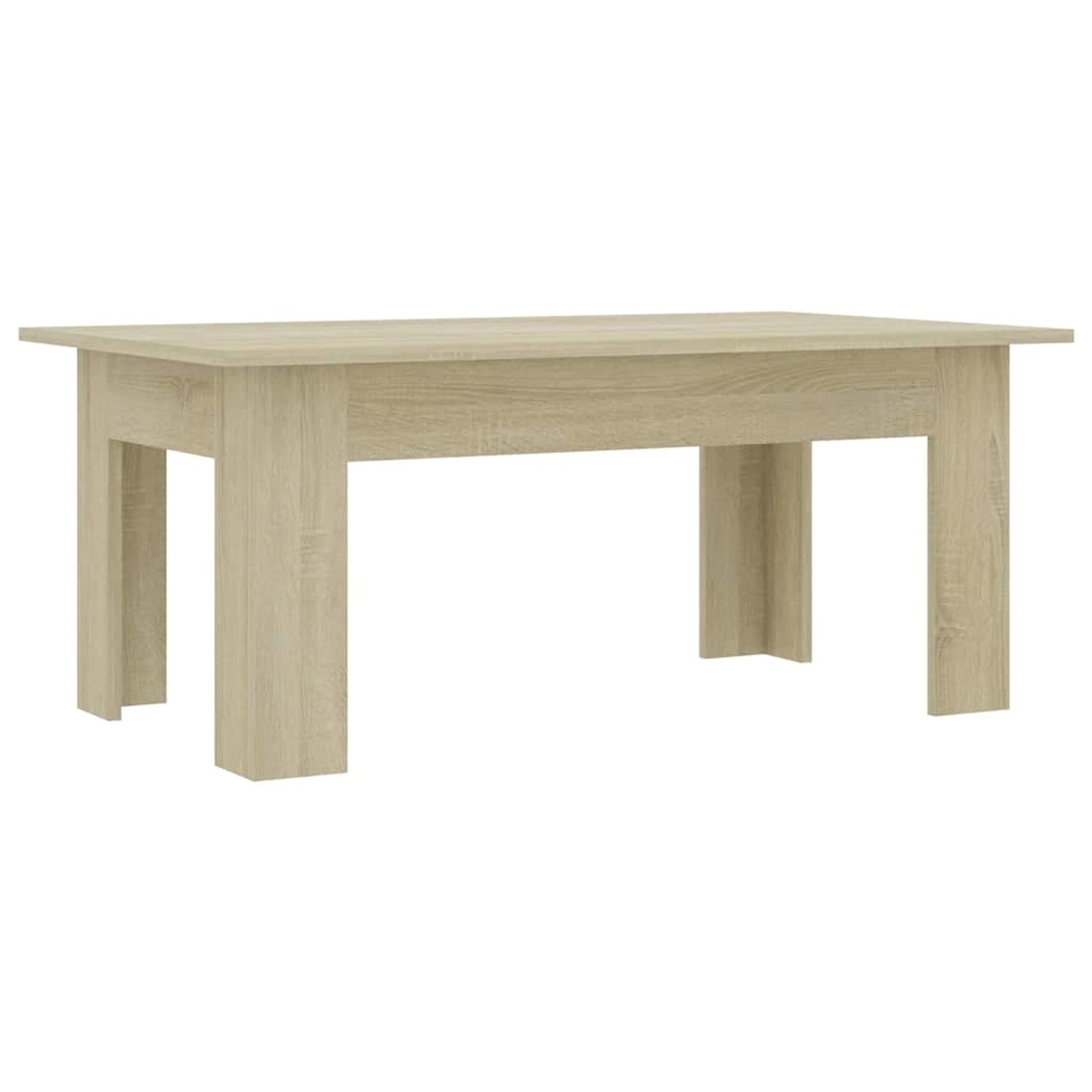 vidaXL Couchtisch Sonoma-Eiche 100x60x42 cm Holzwerkstoff 801182