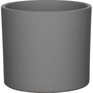 Mica Decorations Übertopf Era, Ø 17,5 cm, grau matt, aus Keramik.
