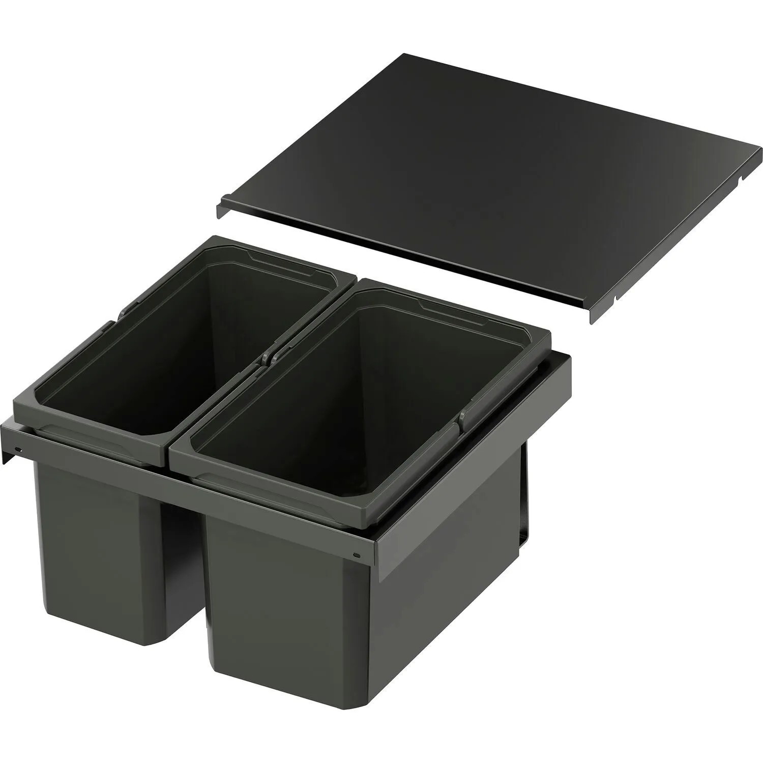 Vauth-Sagel Abfalltrennsystem Envi Flex Xs-256 Korpusbreite 500 mm 1x16, 1x12, Lava
