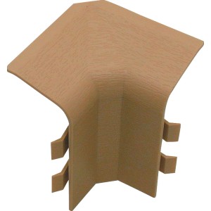 Wiroflex Innenecke, weiß, für Sockelleisten, einfache Montage ohne Gehrungsschnitte.