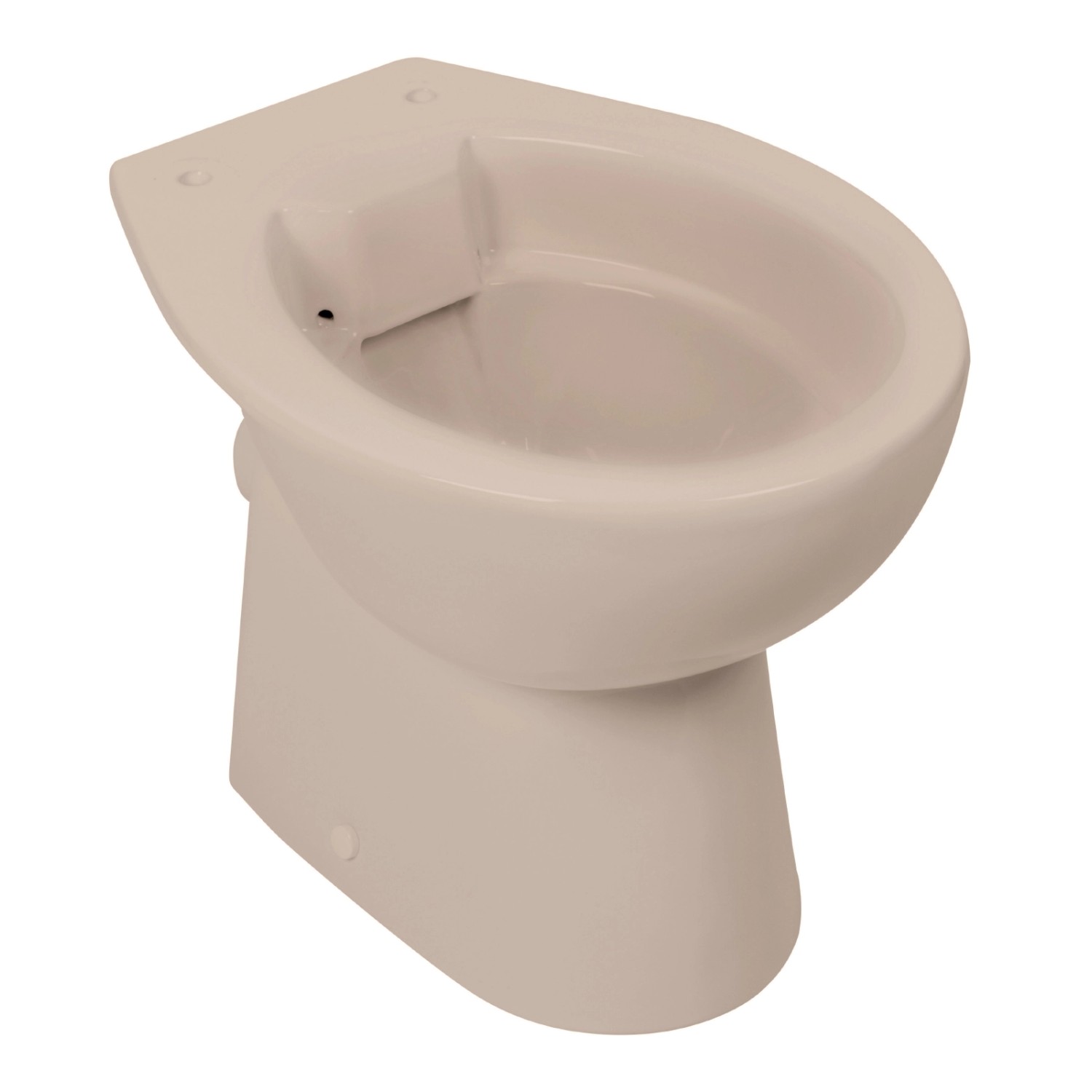 Calmwaters Stand-WC Spülrandlos Abgang Waagerecht Tiefspüler Beige-Bahamabeige 07AB6143