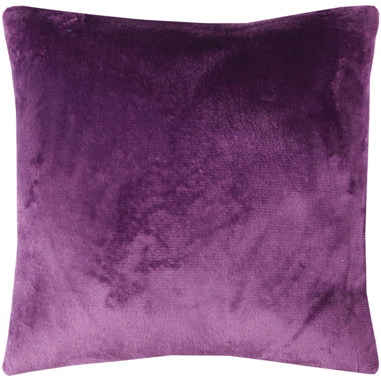 Bestlivings Dekokissen Kuschel Kissenbezug mit Reißverschluss 45 x 45 cm Violett