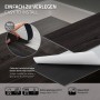 ML-Design Vinylboden Eiche Dunkelgrau, selbstklebend. Detailaufnahme der einfachen Verlegung.
