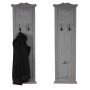 MCW Wandgarderobe H33 2er-Set, grau im Shabby-Look mit Kleiderhaken.
