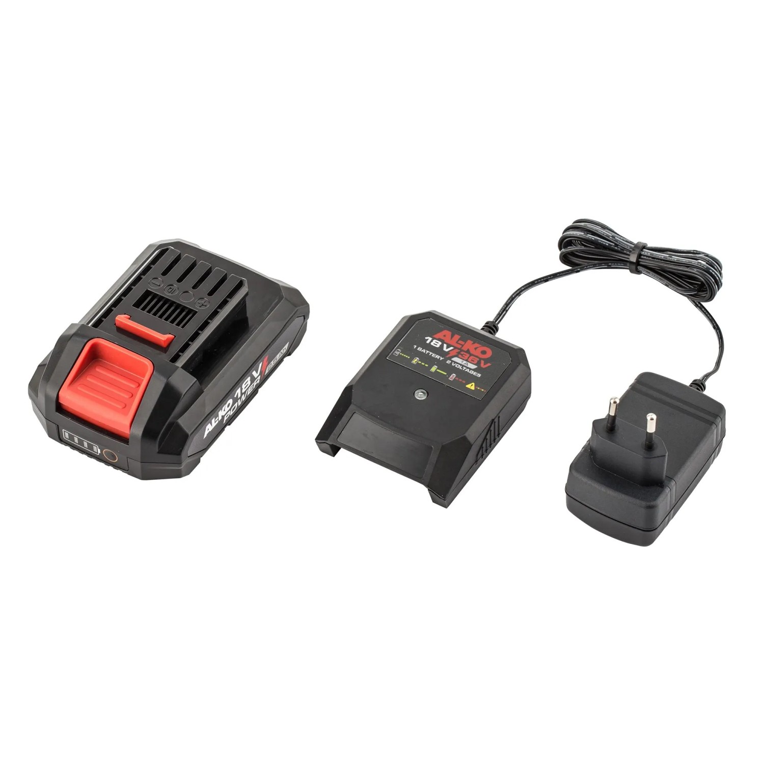 Al-Ko Akku 18 V Starterset B50.6 Li 2,5 Ah 45 Wh Inkl. Ladegerät C40.6 Li 1A