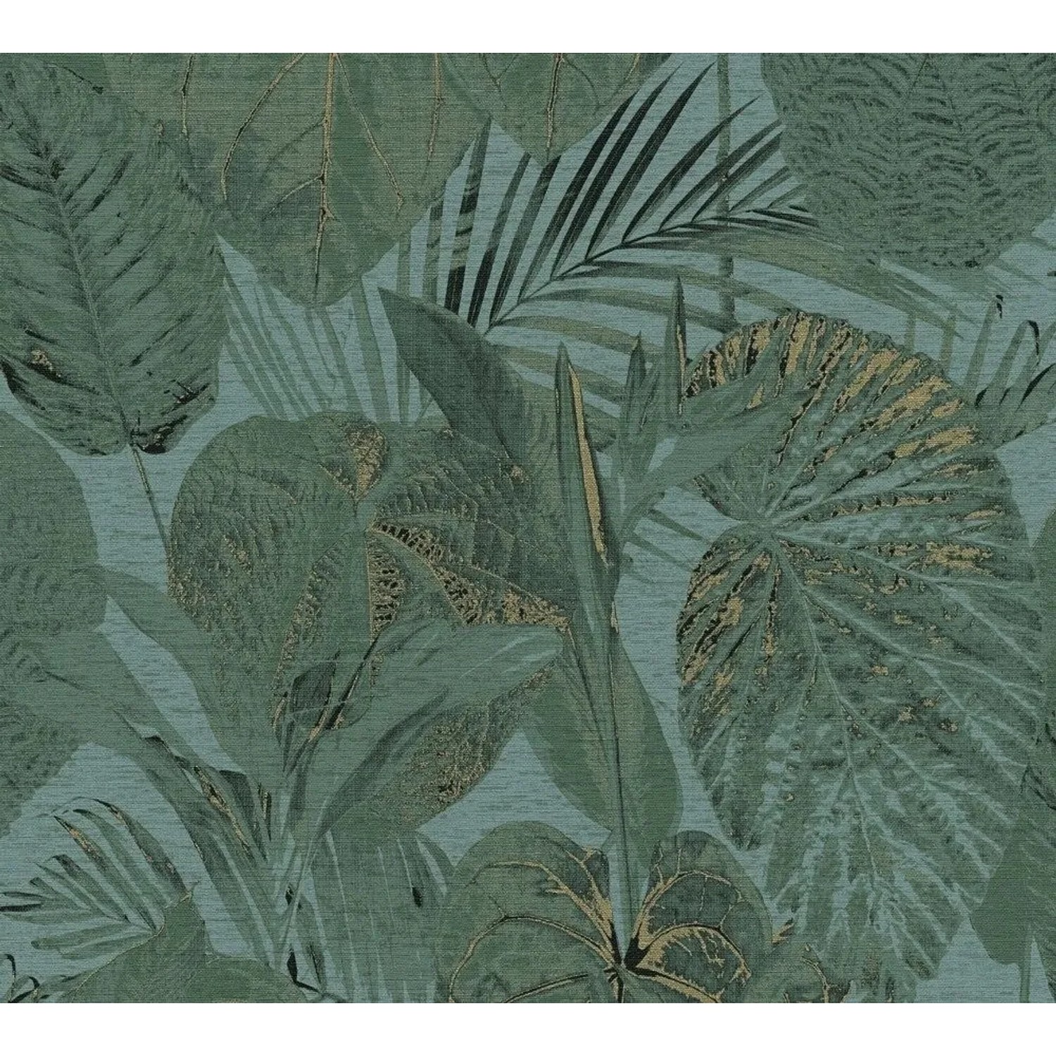 Tadessi Tapete Floral M1-No.10995 Vliestapete in Petrol