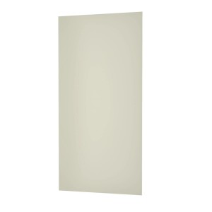 Duschparadies Duschrückwand 100x210cm Duschrückwände Wandverkleidung Premium Aluverbundplatte 3mm Fliesenersatz Elfenbeinweiß