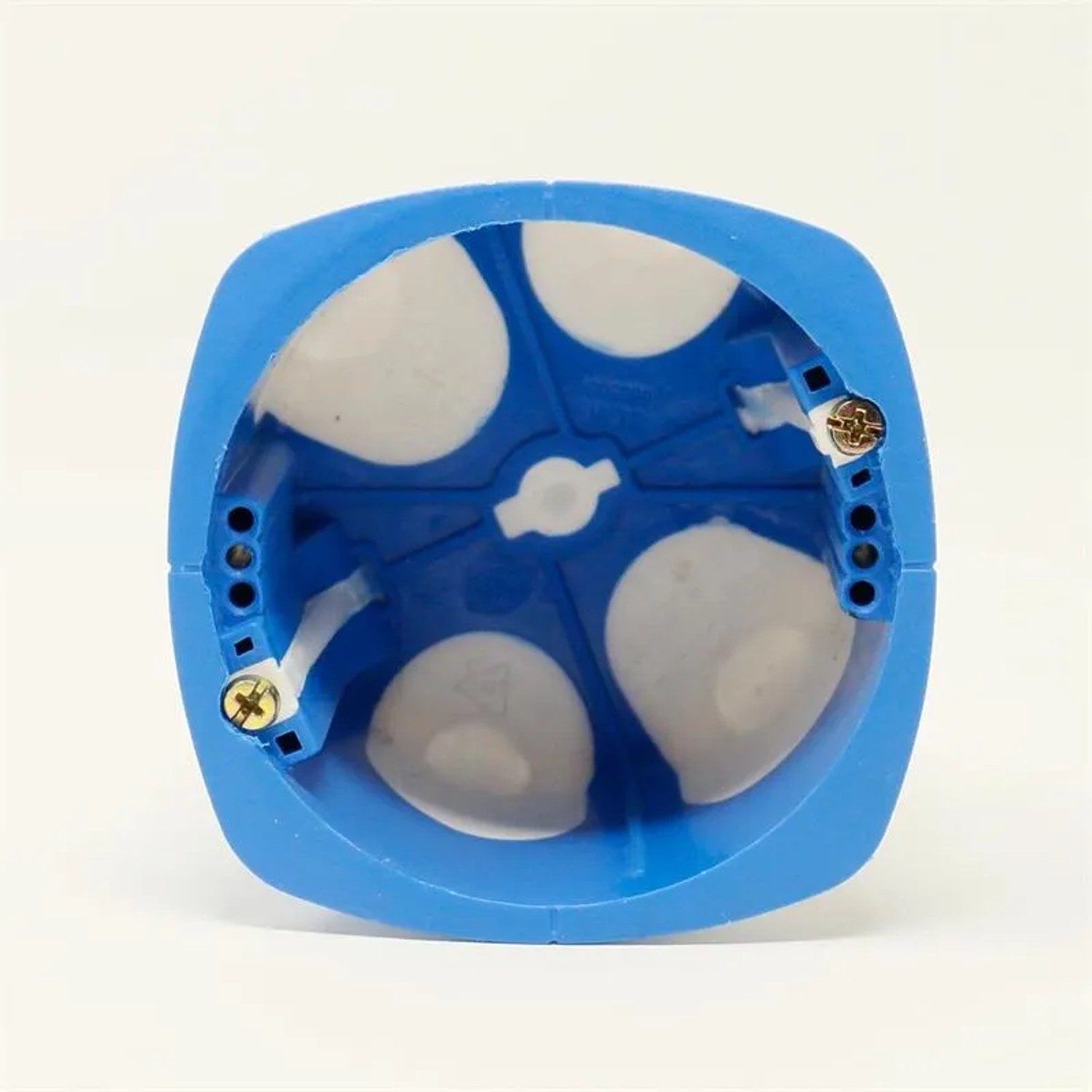 world-trading-net Einzel Hohlwanddose Winddicht Blau 68mm HW Dose_2