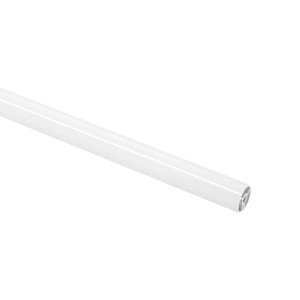 Weißer Kordo Handlauf aus Aluminium für Inoline Geländer, 2m lang.