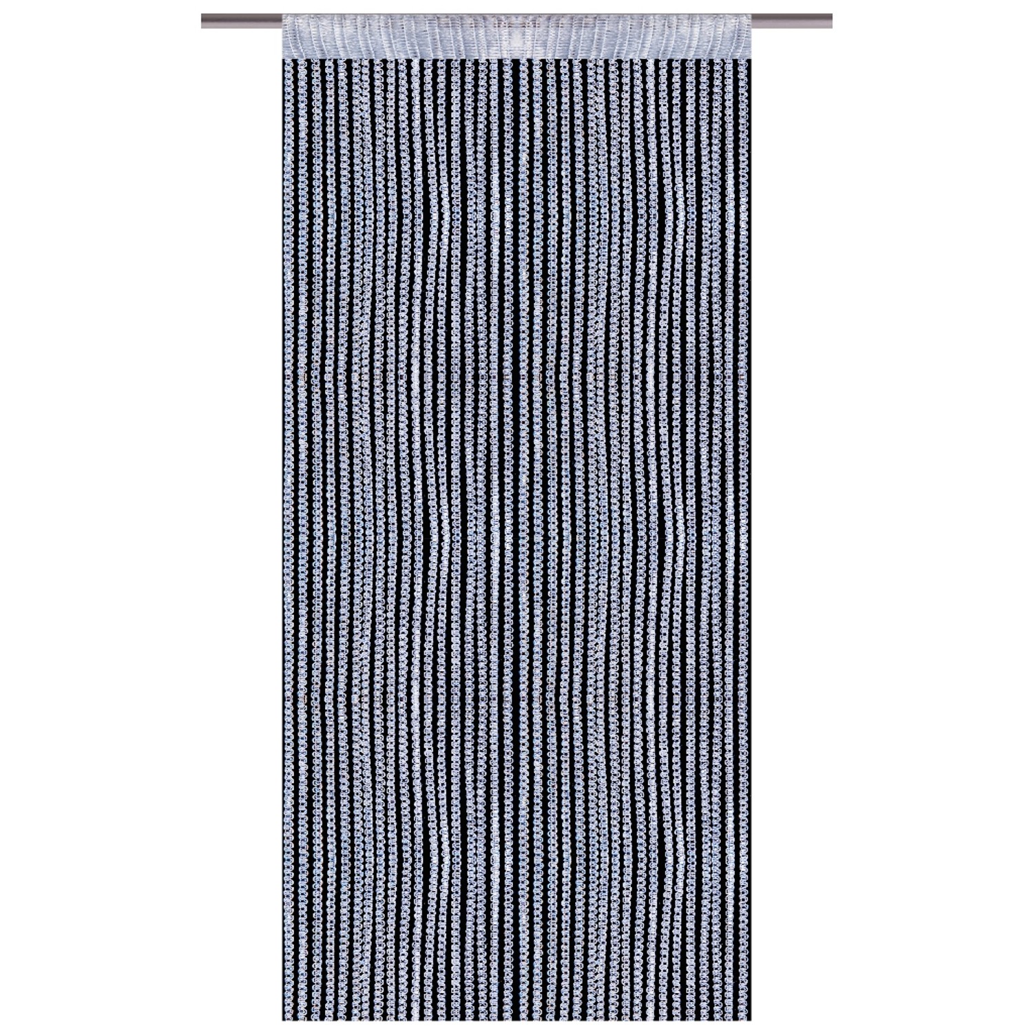 Bestlivings Fadenvorhand Fadengardine Vorhang Gardine Silber 140 cm x 250 c günstig online kaufen