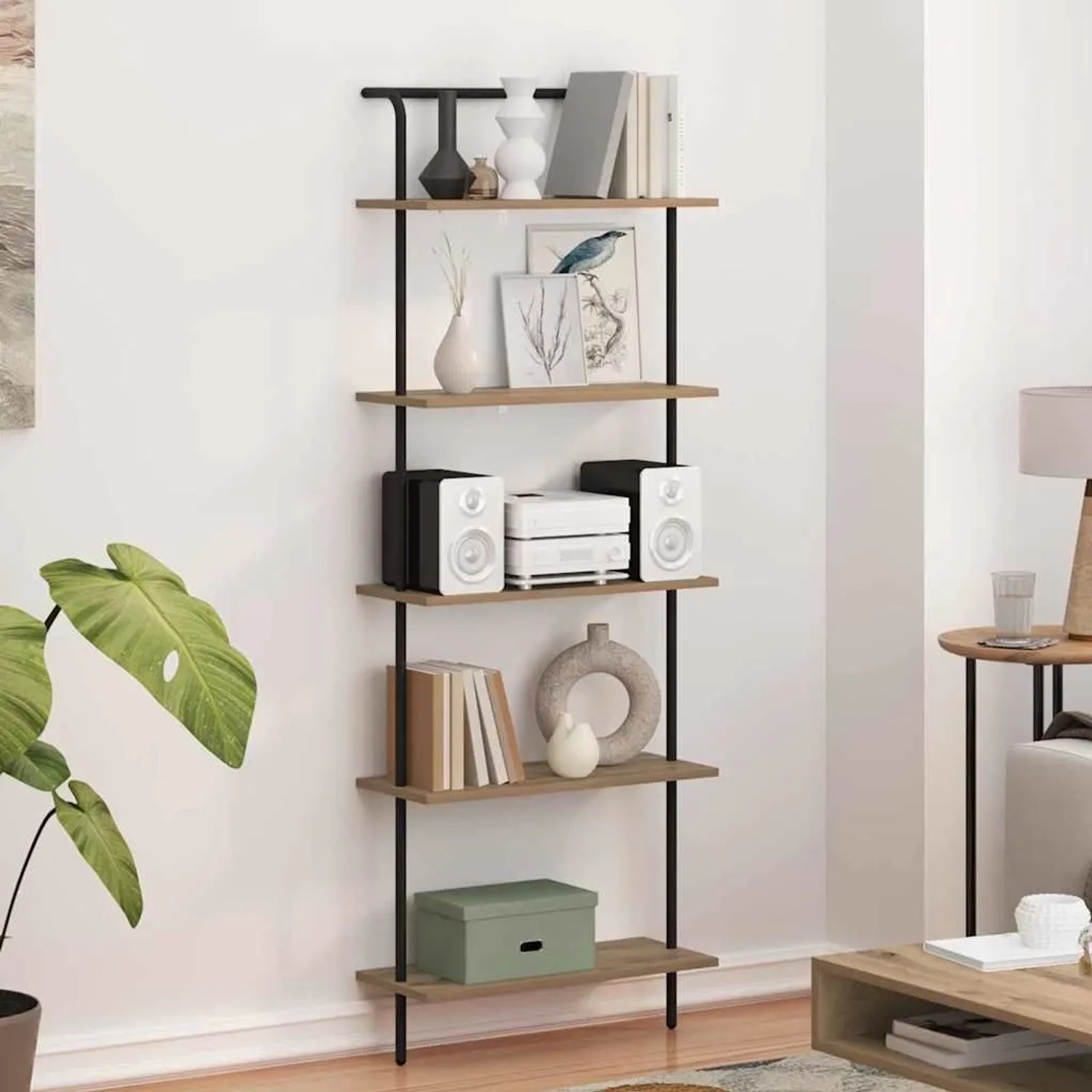 vidaXL Bücherregal Artisan-Eiche 60 x 24 x 168 cm Holzwerkstoff 879970_4
