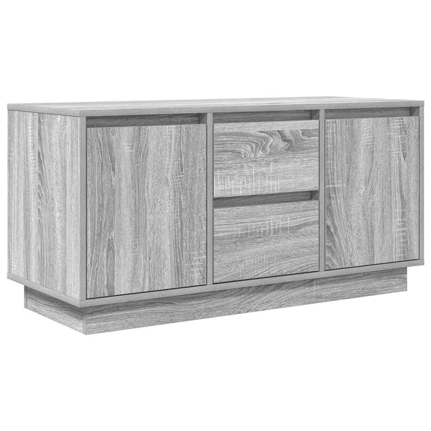 vidaXL TV-Schrank mit LED-Leuchten Grau Sonoma 100x41x50 cm 861414 günstig online kaufen