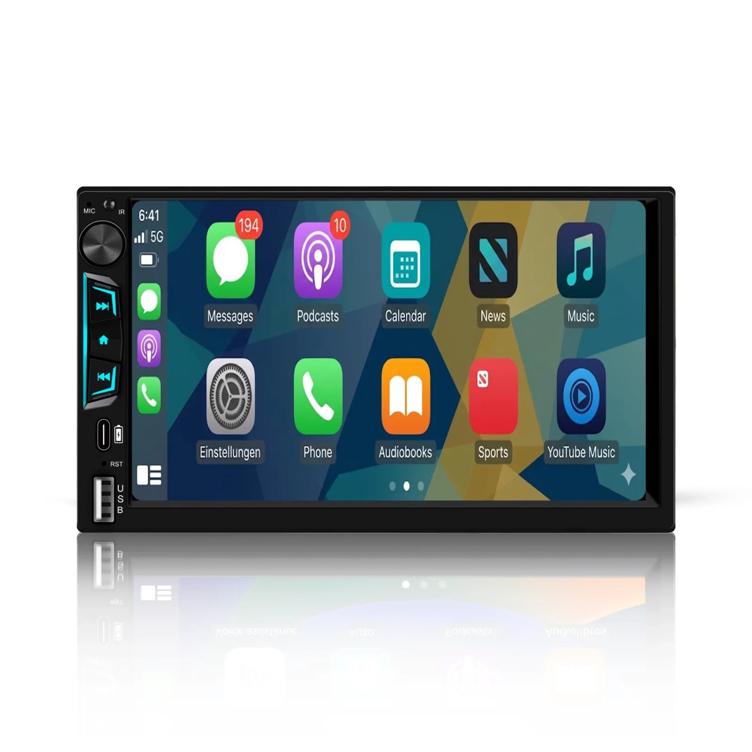 Image of Junsun 2 DIN 7 Zoll Carplay Display