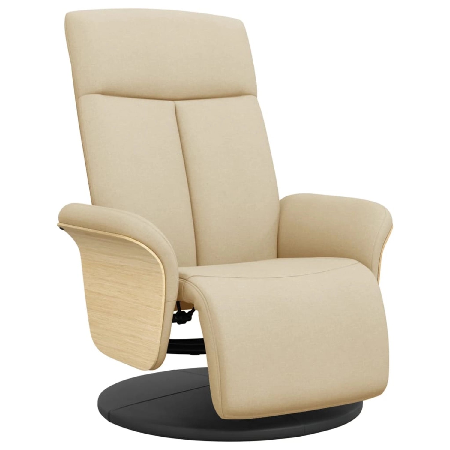 vidaXL Relaxsessel mit Fußteil Creme Stoff 356527 günstig online kaufen