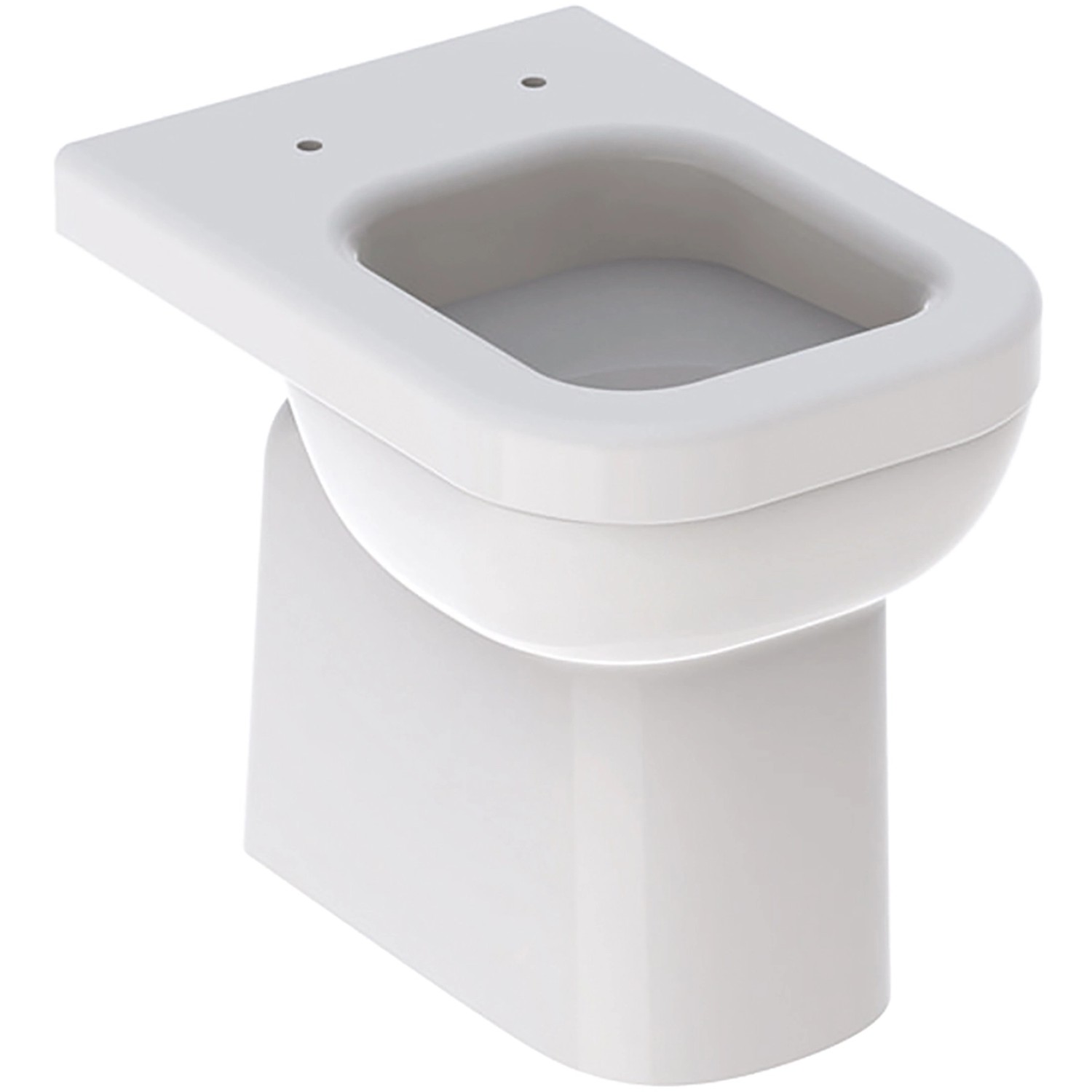 Geberit Stand-WC Renova Comfort Square FS SP Abg. horiz. vert. Weiß