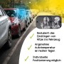 OKCars Sonnenschutz Seitenscheibe mit Skelett-Motiv, 44x37cm, für Auto-Innenausstattung.