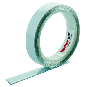Fischer Montageband Gow, 2 Rollen doppelseitiges Klebeband für transparente Objekte.