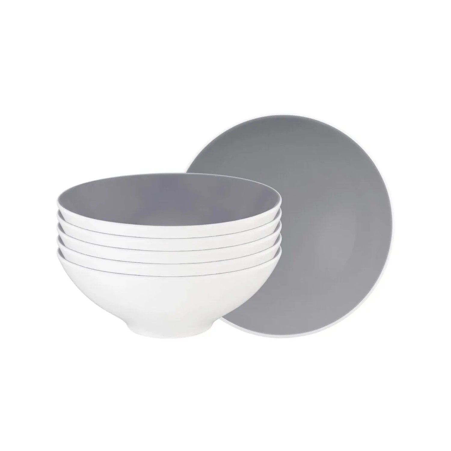 Seltmann Weiden Life Fashion Dessertschale 14,6 cm 6er Set Elegant Grey