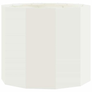 vidaXL Pflanzkübel Weiß 60 x 60 x 50 cm Stahl 883760