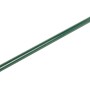 Grüne Zaunstrebe mit Schelle (Ø 34 mm, 1500 mm) zur Zaunpfahl-Stabilisierung.