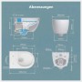 Stilform Spülrandloses Dusch-WC SOHO 4.0 mit Abnehmbarem Softclose Sitz Taharet_10