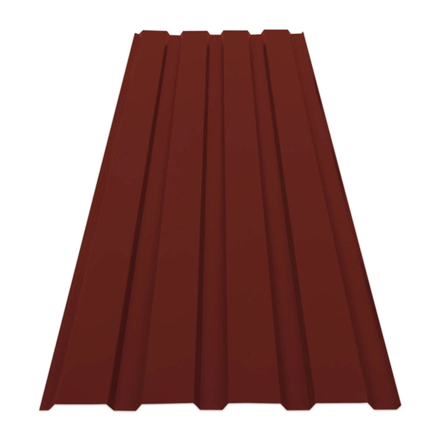 Karat Trapezblech 115 x 45 cm Profilblech Stärke 0.25 mm 15er-Set inkl. Schrauben 7,7 m² Rot