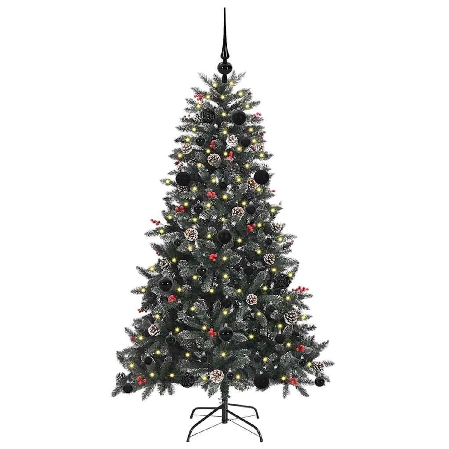 vidaXL Künstlicher Weihnachtsbaum Grün 83,5 x 83,5 x 150 cm 3395869