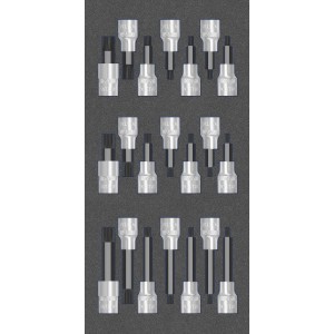 Matador Werkzeugmodul mit 21-teiligem Steckschlüssel-Satz 12,5 mm (1/2 Zoll).