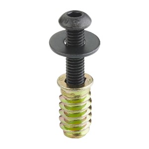 SOTECH 16 Stück Schraubenset M6x25 mit Gewindeeinsatz M6x20