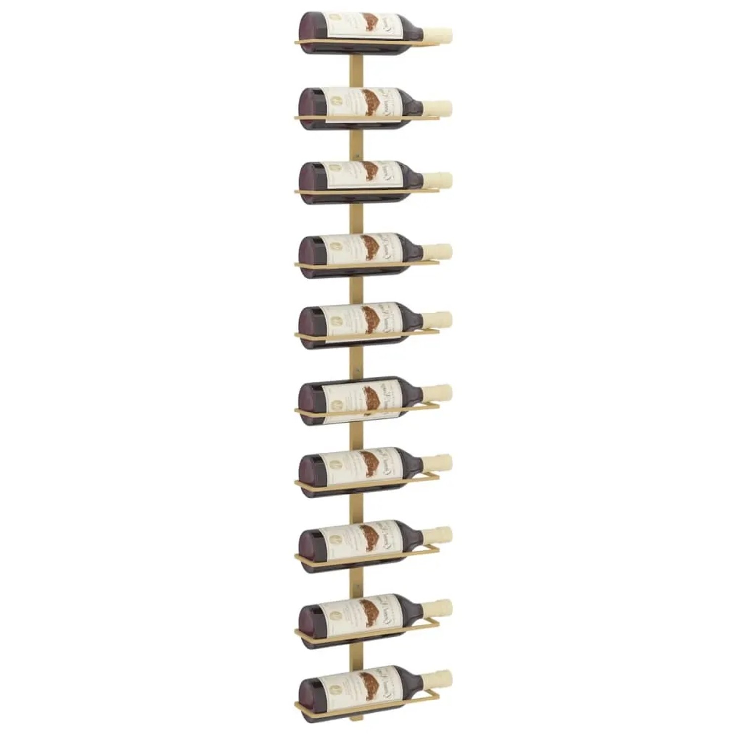 vidaXL Wand-Weinregal für 10 Flaschen Metall kaufen bei OBI