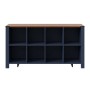 Merax Organizer Regal 140x34x75 cm 8 Staufächer Küche Wohnzimmer Esszimmer