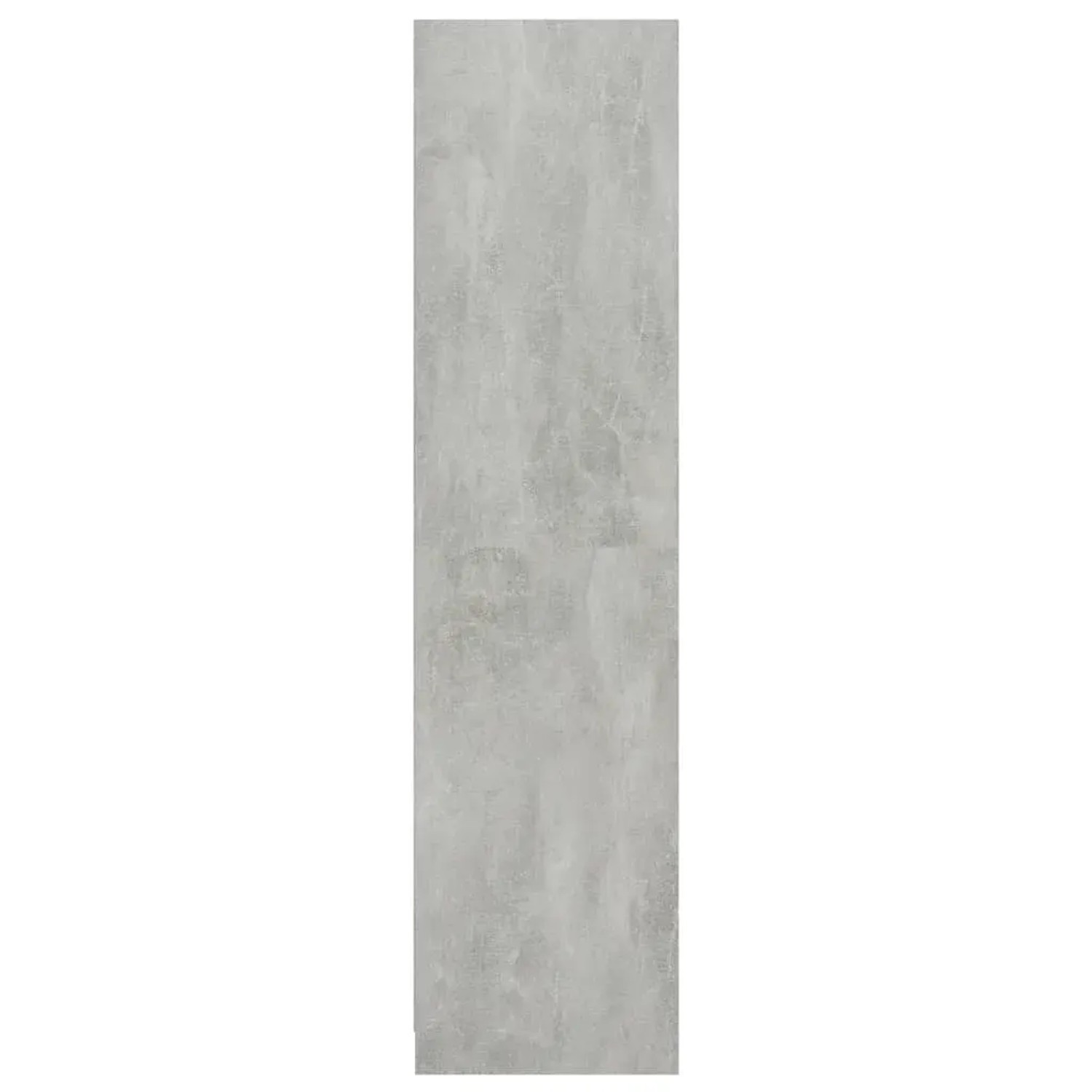 Moderner, grauer Kleiderschrank (50x50x200 cm) im Beton-Look für Schlafzimmer und Ankleidezimmer.
