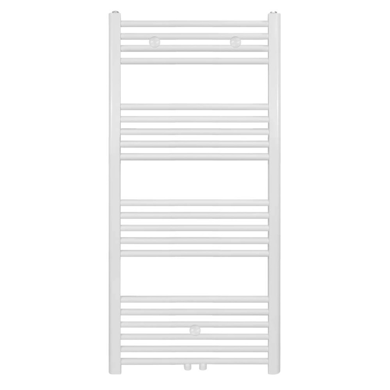 Belrad Badheizkörper Mittelanschluss Weiß 1200 X 400 HxB 458W günstig online kaufen