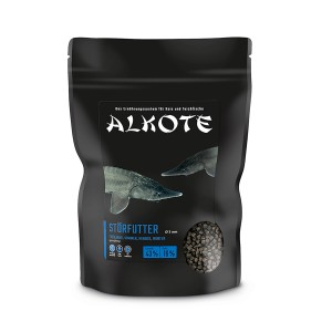 Alkote Fischfutter-Sticks & Pellets Premium, 3 mm, 750 g, für Störe.