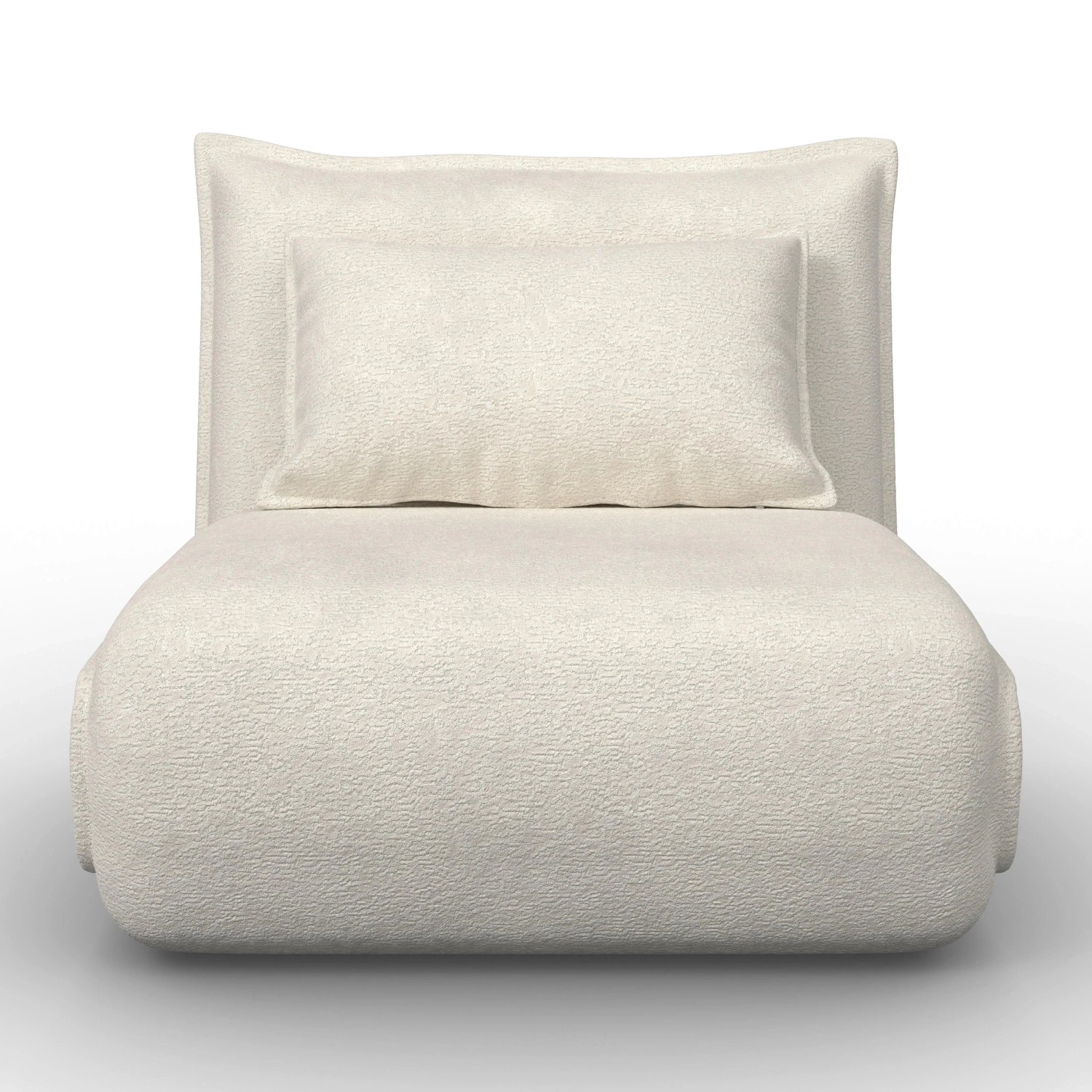 Bessagi Home Schlafsessel Macy Weiß Bouclé