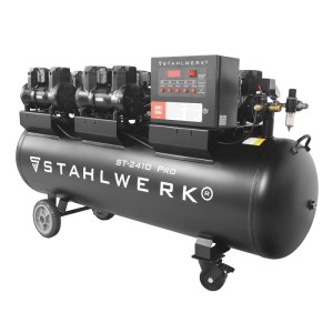 STAHLWERK Kompressor 10 Bar 240 L 9,86 PS 7,25 KW 1250 l Min Druckluftkompressor