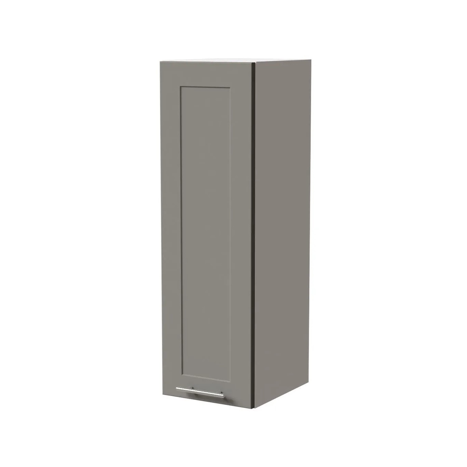Feldmann-Wohnen Hängeschrank Oslo W4/30 Weiß / Dust Grey Matt 30 / 32,5 / 96cm