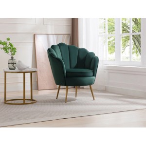 Vente-unique Sessel Mit Gerader Rückenlehne Lalea Grün 76 cm