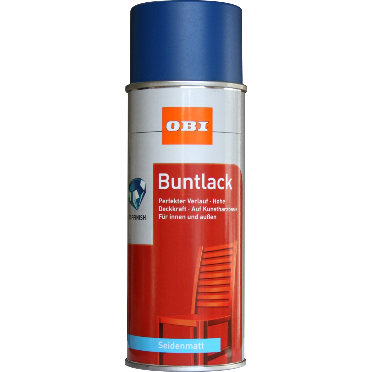 OBI Buntlack Spray RAL 5010 Enzianblau seidenmatt 400 ml