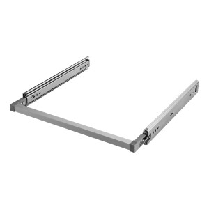 SOTECH VarioSlide Schubladenschienen KV2-100-H53-550 EH 550 mm bis 100 kg Einhandverriegelung Eloxiert für Schubladen mit Front bis 900 mm Breite