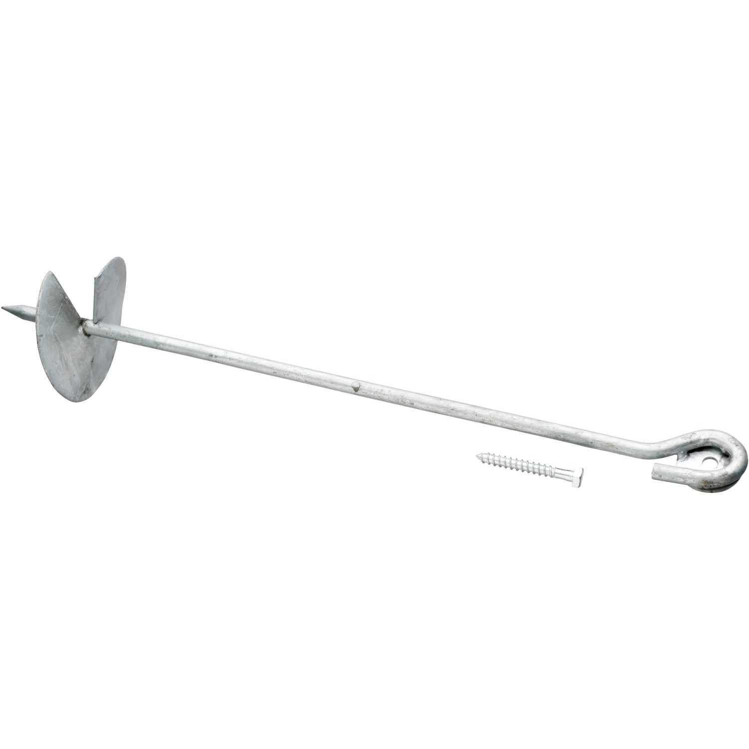 SwingKing Grundanker, 50cm, 4er Set mit Schraube, feuerverzinkt, für Gartenspielgeräte.