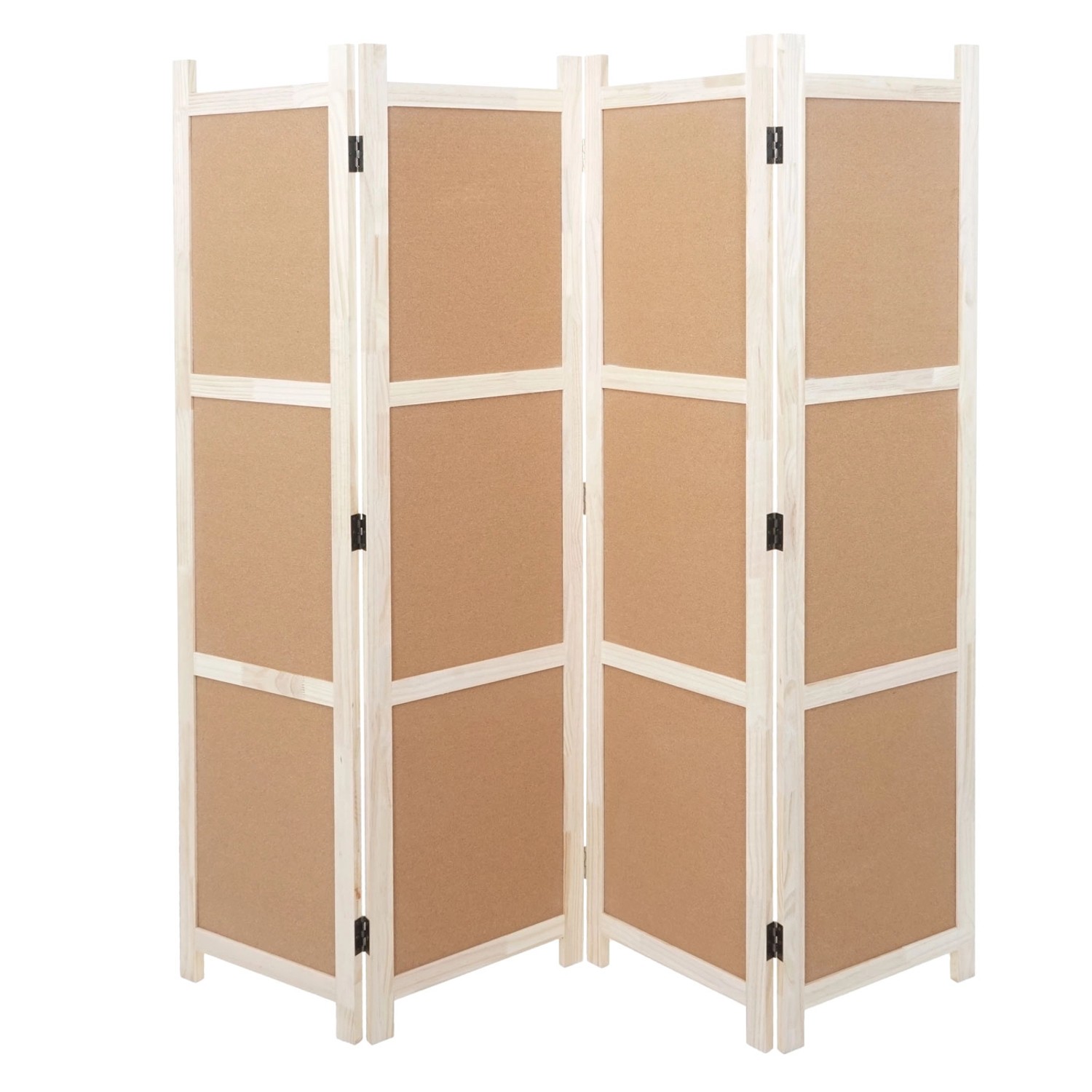 MCW Paravent G52 Braun 4 Panele 166x160cm günstig online kaufen